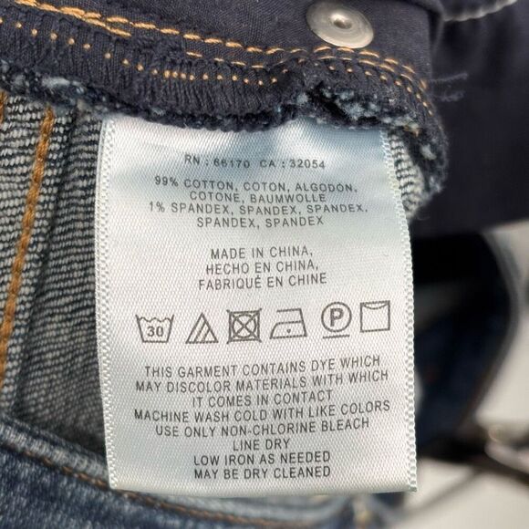 Anthropologie Pilcro and the Letterpress Script Denim Shorts Size 25 - Picture 4 of 7